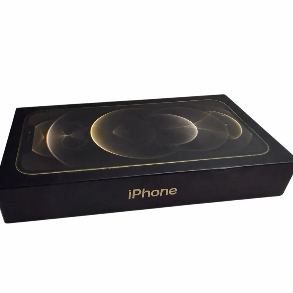 BOX ONLY - Apple iPhone 12 Pro Max 128GB - EMPTY - No Accessories - Black Box
